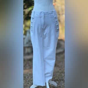 🦋 Elegant White Women's Pants